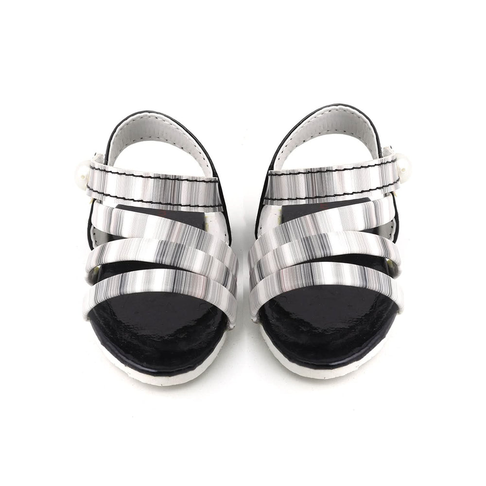 Newborn Girls Sandle Multi Step - Grey, Newborn Caps, Shoes & Socks, Chase Value, Chase Value
