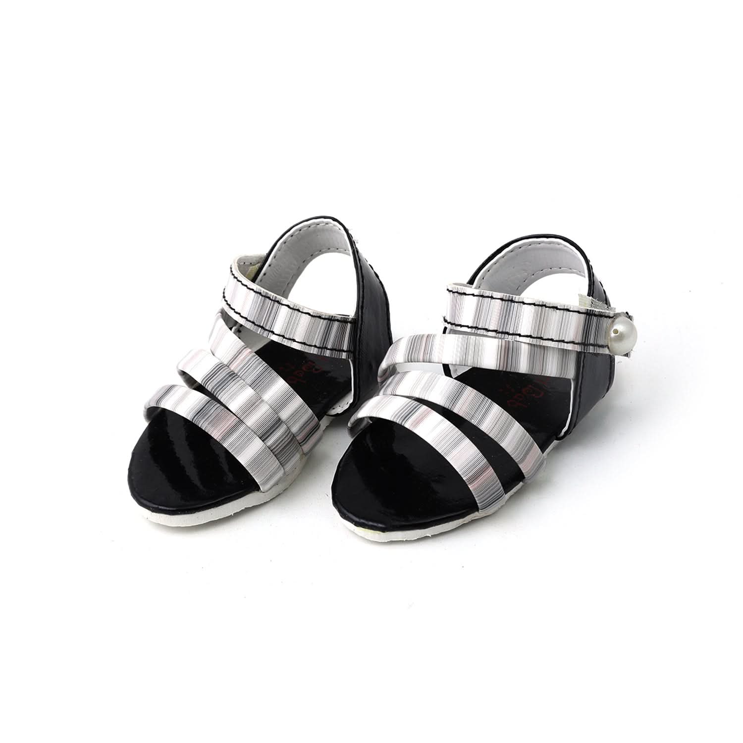Newborn Girls Sandle Multi Step - Grey, Newborn Caps, Shoes & Socks, Chase Value, Chase Value