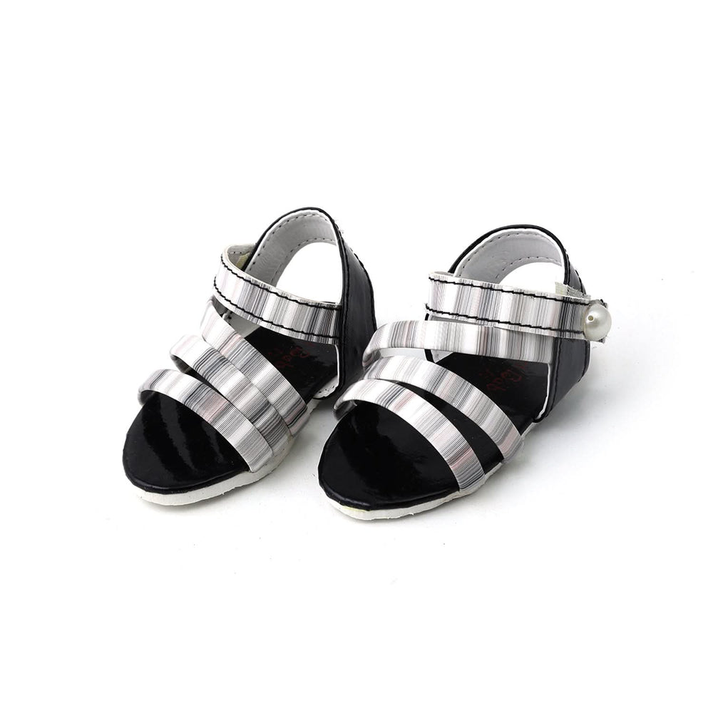 Newborn Girls Sandle Multi Step - Grey, Newborn Caps, Shoes & Socks, Chase Value, Chase Value