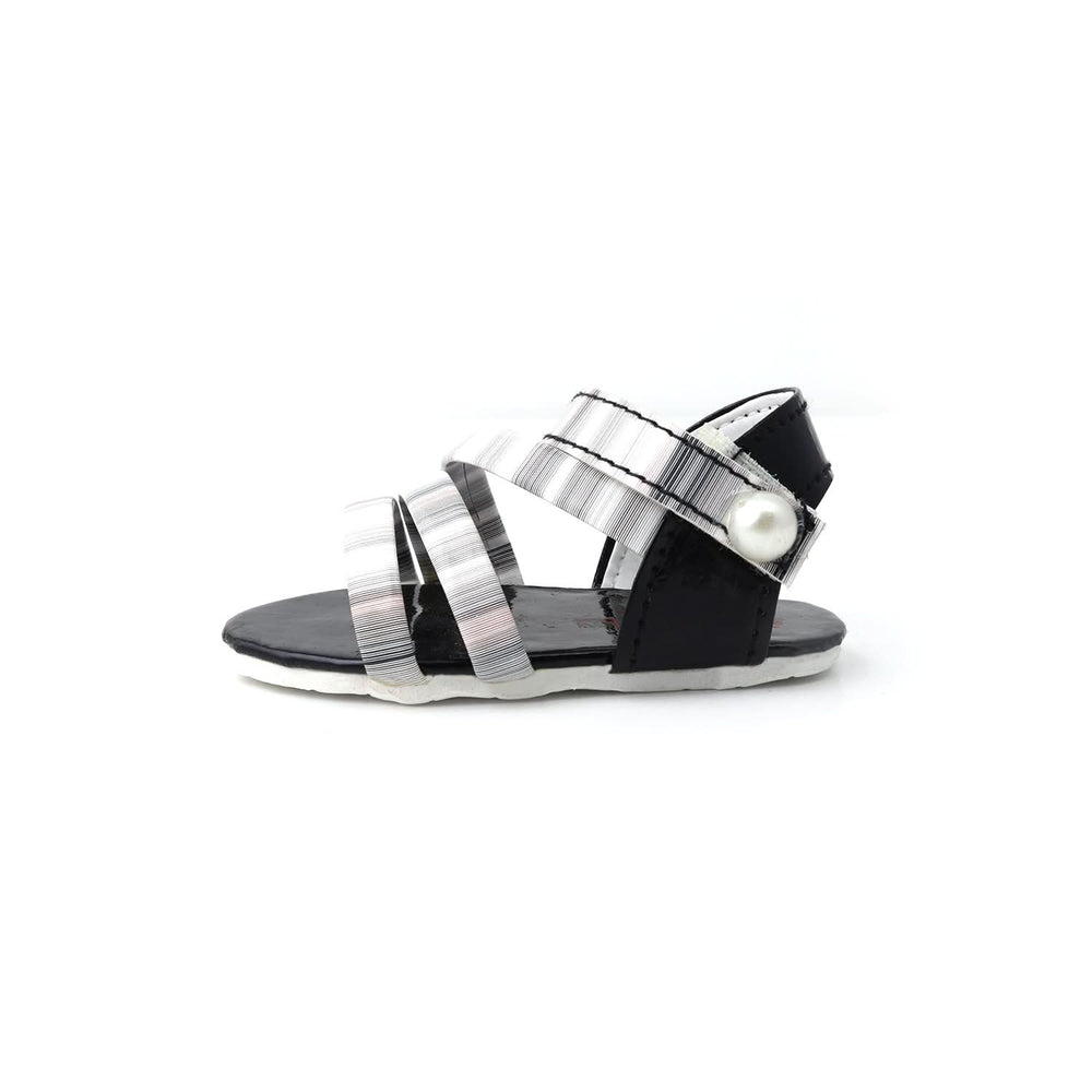 Newborn Girls Sandle Multi Step - Grey, Newborn Caps, Shoes & Socks, Chase Value, Chase Value