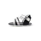 Newborn Girls Sandle Multi Step - Grey, Newborn Caps, Shoes & Socks, Chase Value, Chase Value