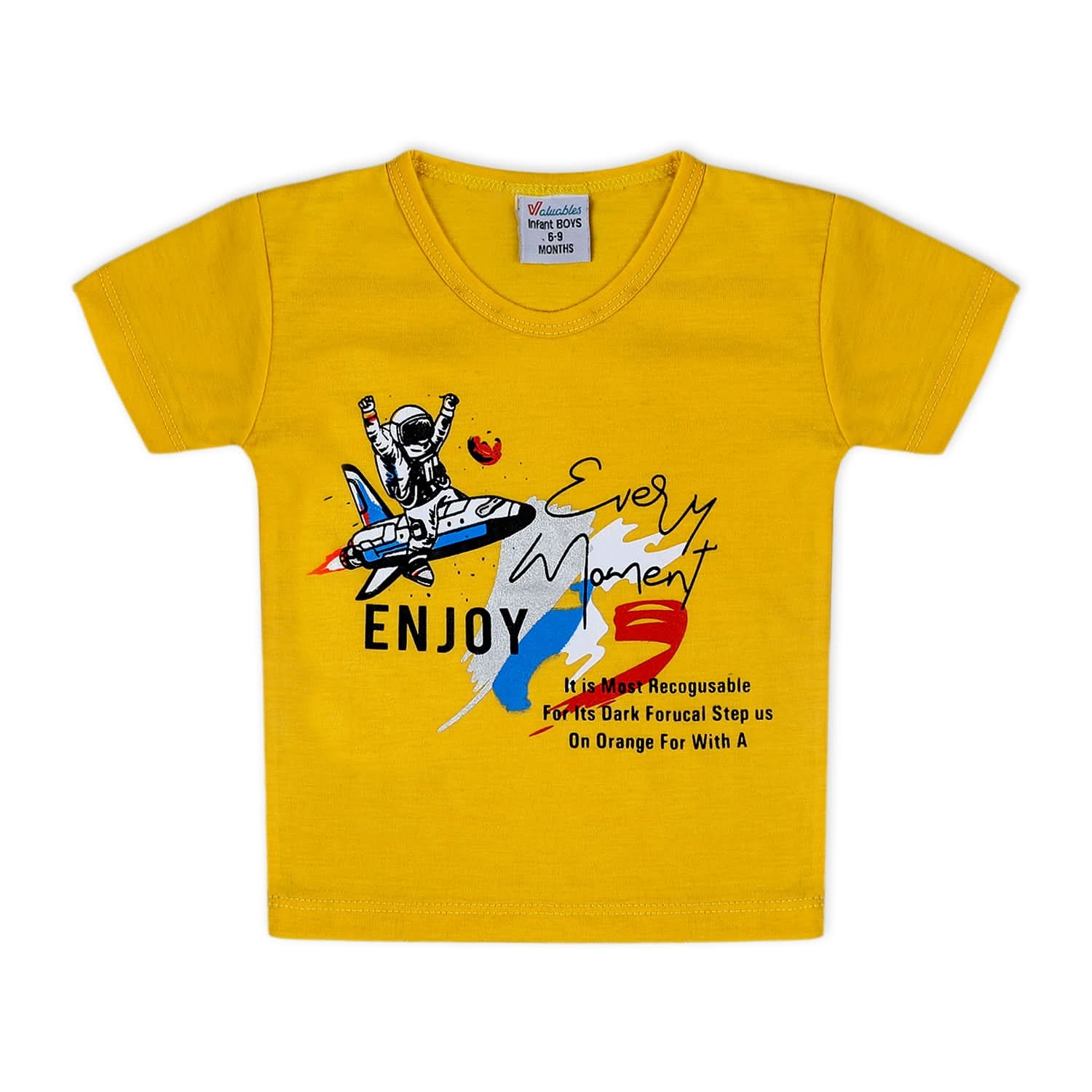 Valuable Newborn Boys Half Sleeves Suit - Yellow, Newborn Boys Sets & Suits, Chase Value, Chase Value