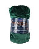 Mansion Solid Flannel Throw – Single Compact 150x220