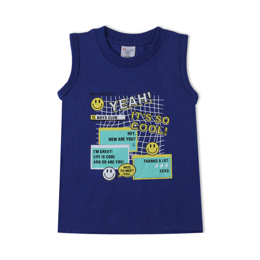 Valuable Boys Sando Suit - Royal Blue, Boys Sets & Suits, Chase Value, Chase Value