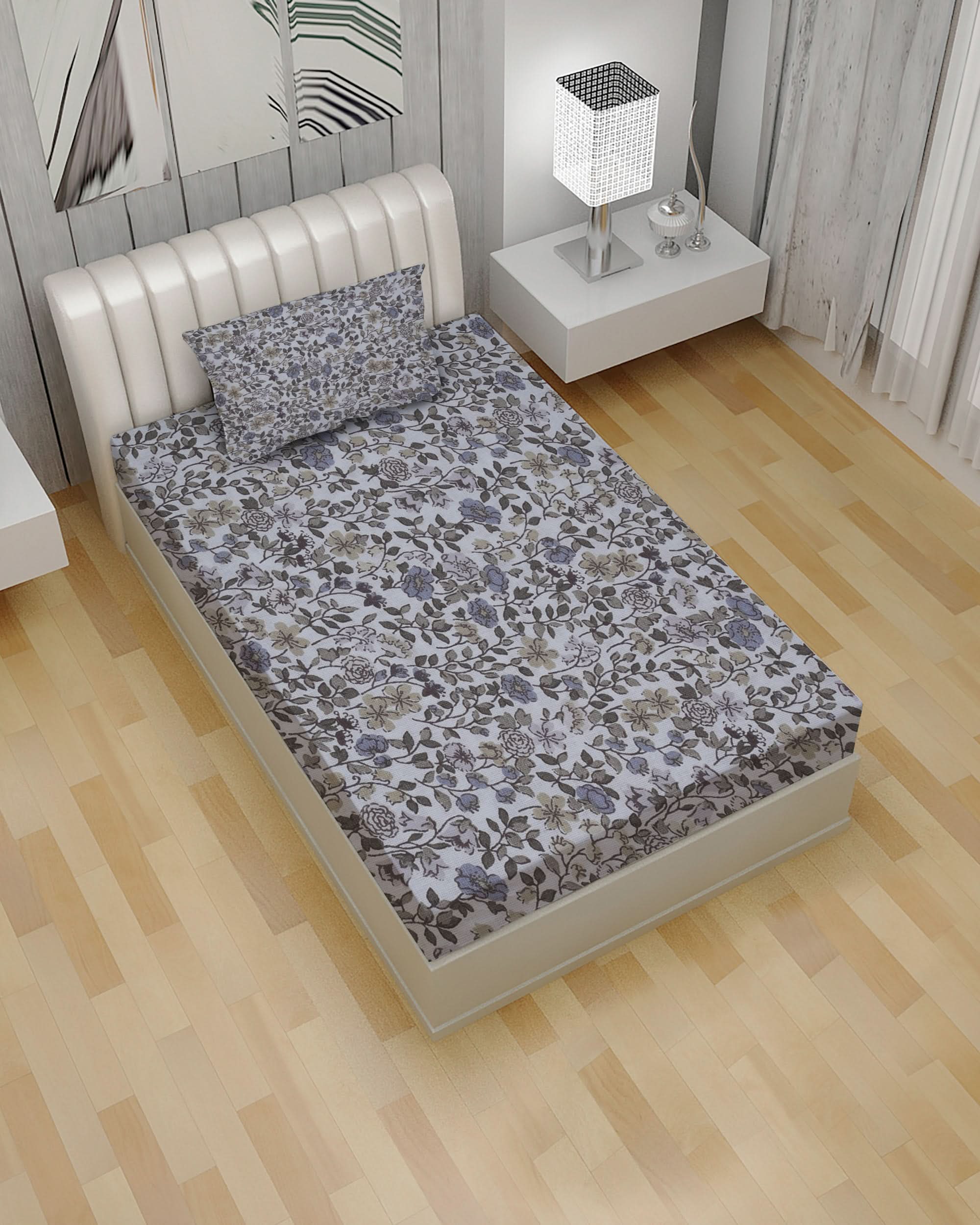 2pcs Single Bedsheet, Single Size Bed Sheet, Chase Value, Chase Value