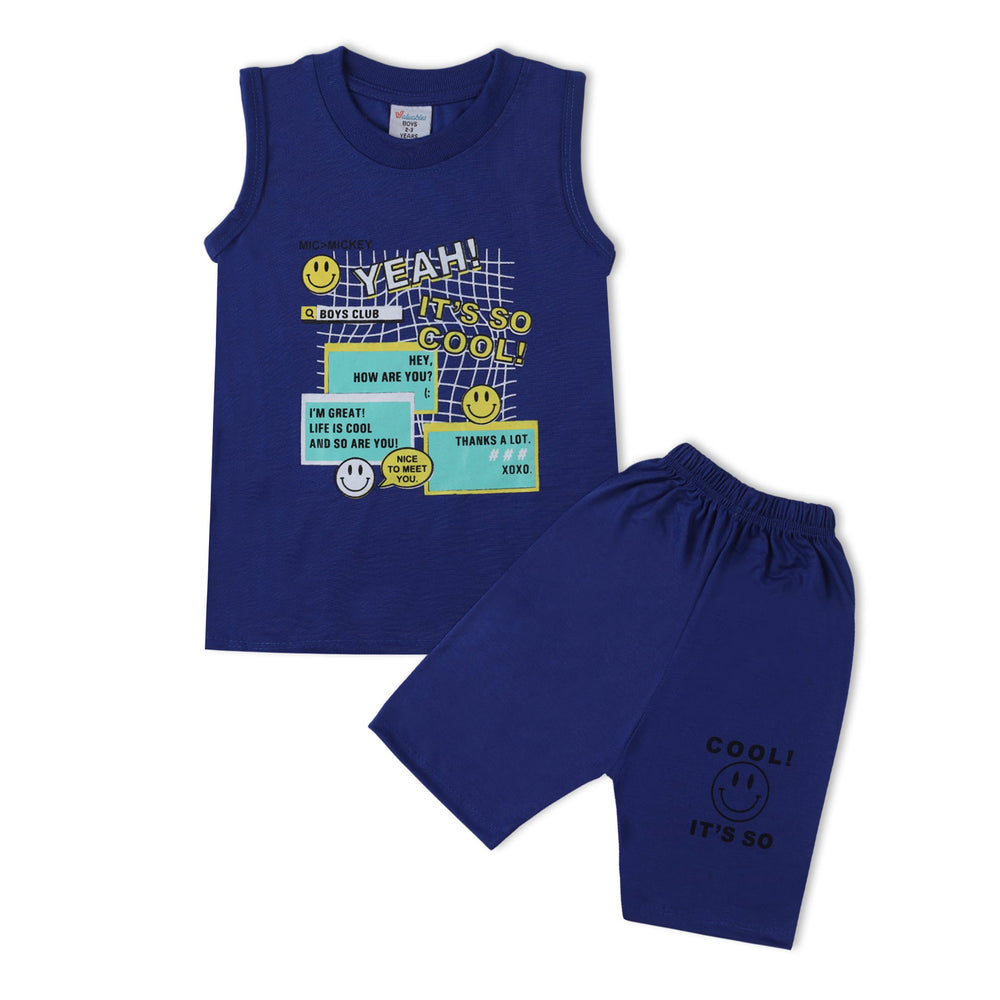 Valuable Boys Sando Suit - Royal Blue, Boys Sets & Suits, Chase Value, Chase Value