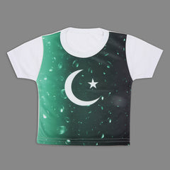 Valuables Newborn Boys Independence Day T-Shirt - Green & White