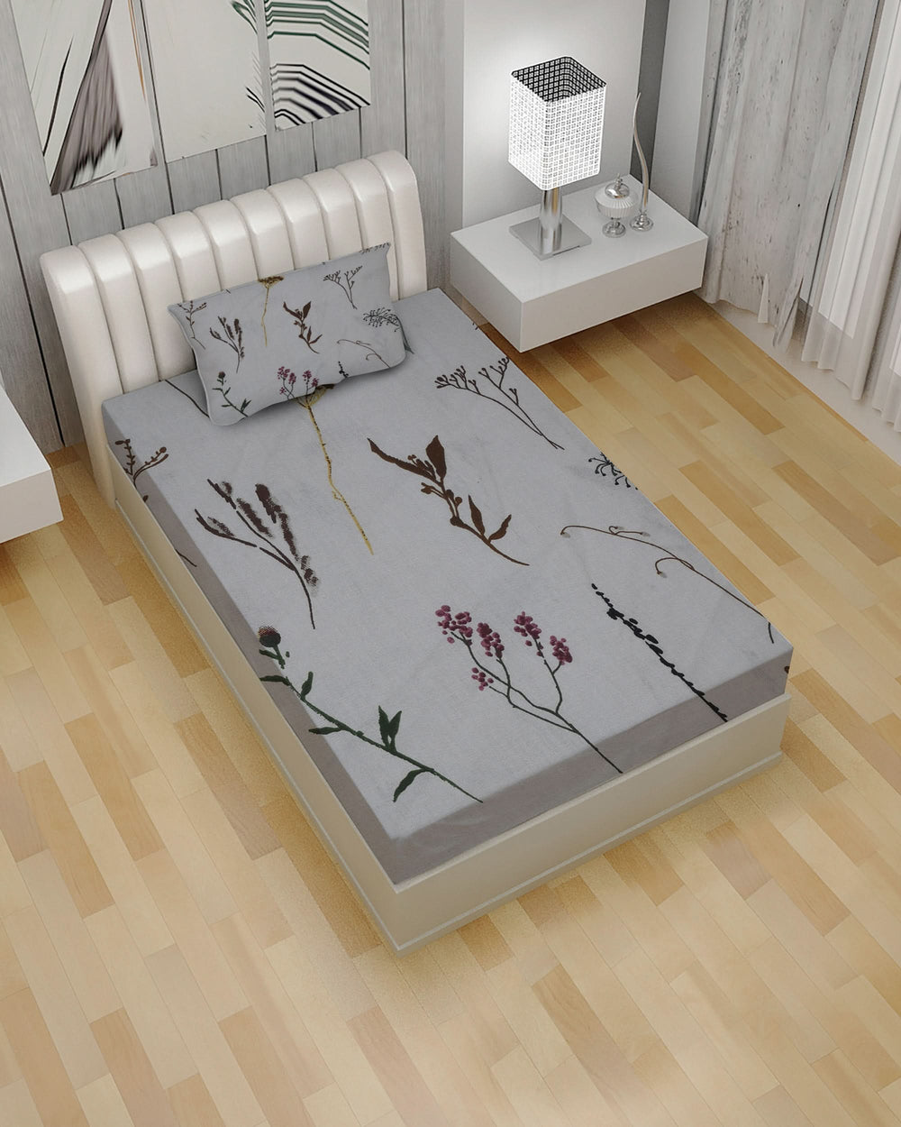 2pcs Single Bedsheet, Single Size Bed Sheet, Chase Value, Chase Value