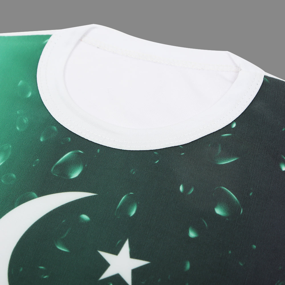 Valuables Newborn Boys Independence Day T-Shirt - Green & White, Newborn Boys Shirts & T-Shirts, Chase Value, Chase Value