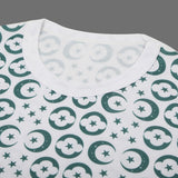 Valuables Newborn Girls Independence Day T-Shirt - White & Green, Newborn Girls T-Shirts, Chase Value, Chase Value