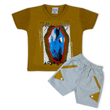 Valuable Newborn Boys Half Sleeves Suit - Olive Green, Newborn Boys Sets & Suits, Chase Value, Chase Value