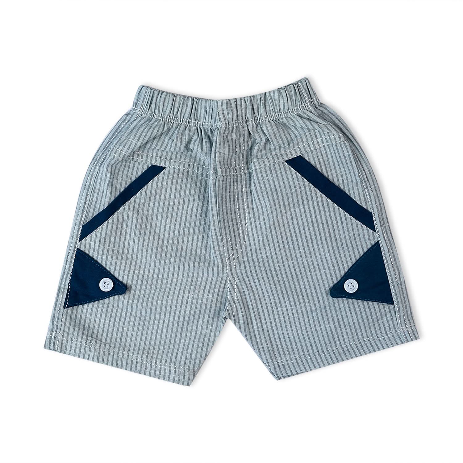 Valuable Newborn Boys Half Sleeves Suit - Steel Blue, Newborn Boys Sets & Suits, Chase Value, Chase Value