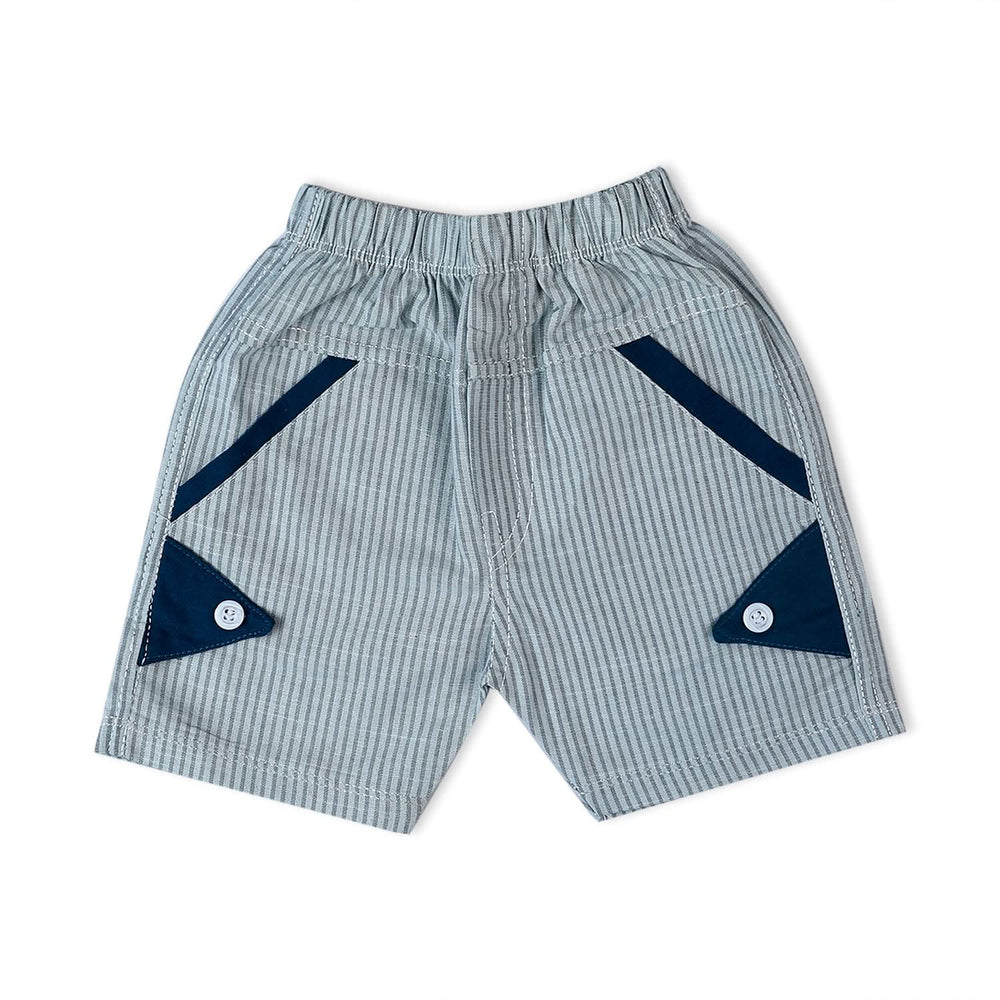 Valuable Newborn Boys Half Sleeves Suit - Steel Blue, Newborn Boys Sets & Suits, Chase Value, Chase Value