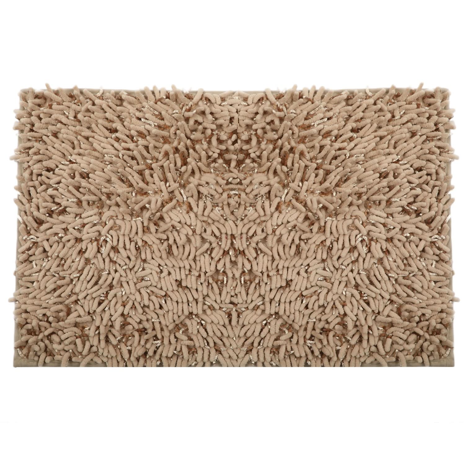 Bathroom Chenille Non-Slip Water Mat 40*60Cm - Fawn, Mats, Chase Value, Chase Value