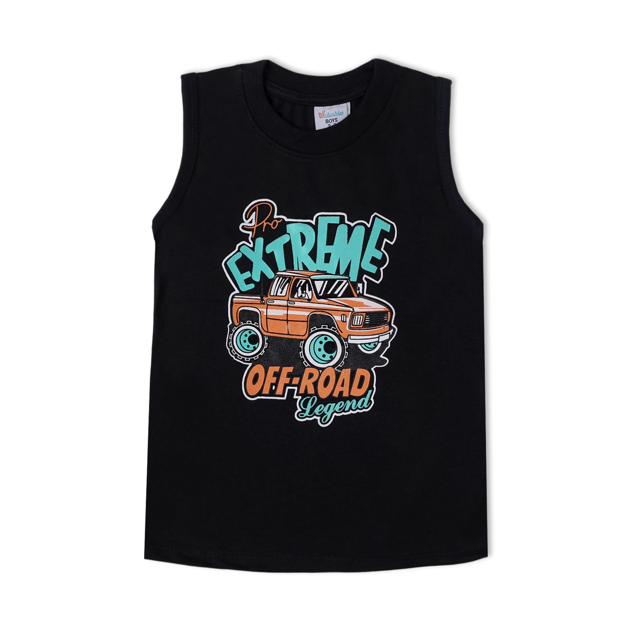 Valuable Boys Sando Suit - Black, Boys Sets & Suits, Chase Value, Chase Value