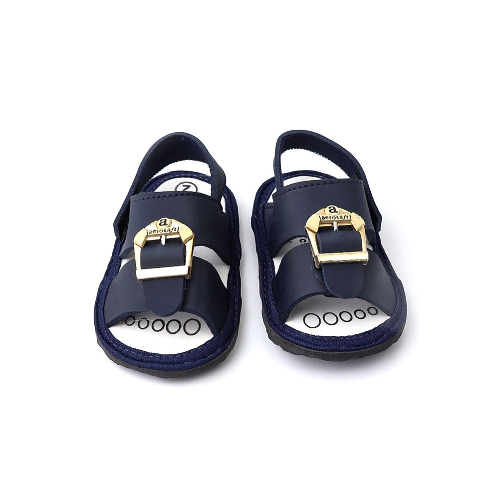 Newborn Boys Aerosoft Sandle - Navy Blue, Newborn Caps, Shoes & Socks, Chase Value, Chase Value