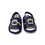 Newborn Boys Aerosoft Sandle - Navy Blue, Newborn Caps, Shoes & Socks, Chase Value, Chase Value
