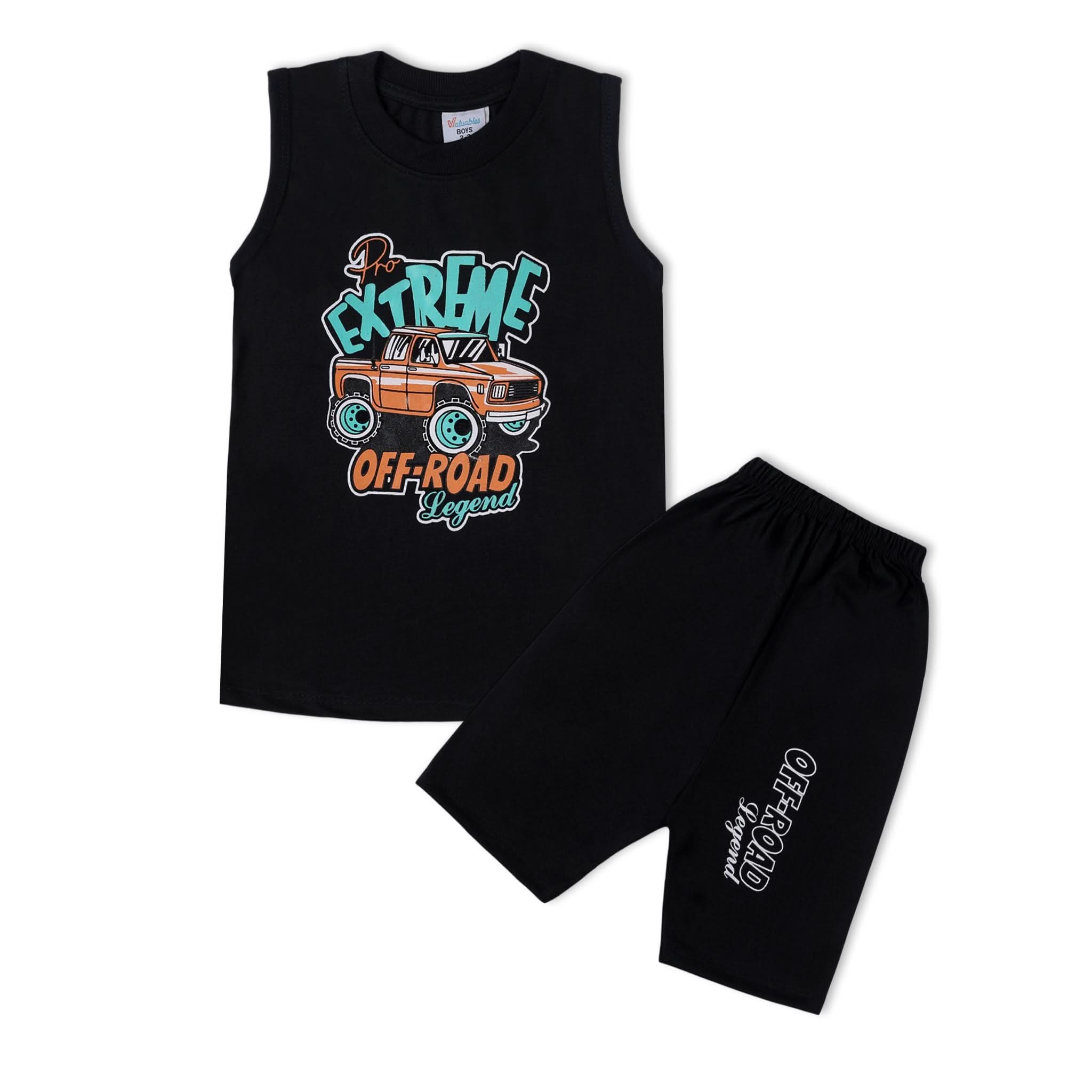 Valuable Boys Sando Suit - Black, Boys Sets & Suits, Chase Value, Chase Value