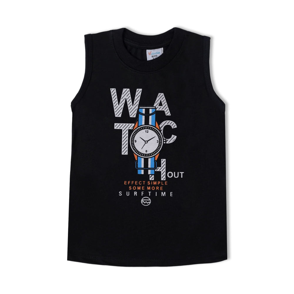 Valuable Boys Sando Suit - Black, Boys Sets & Suits, Chase Value, Chase Value