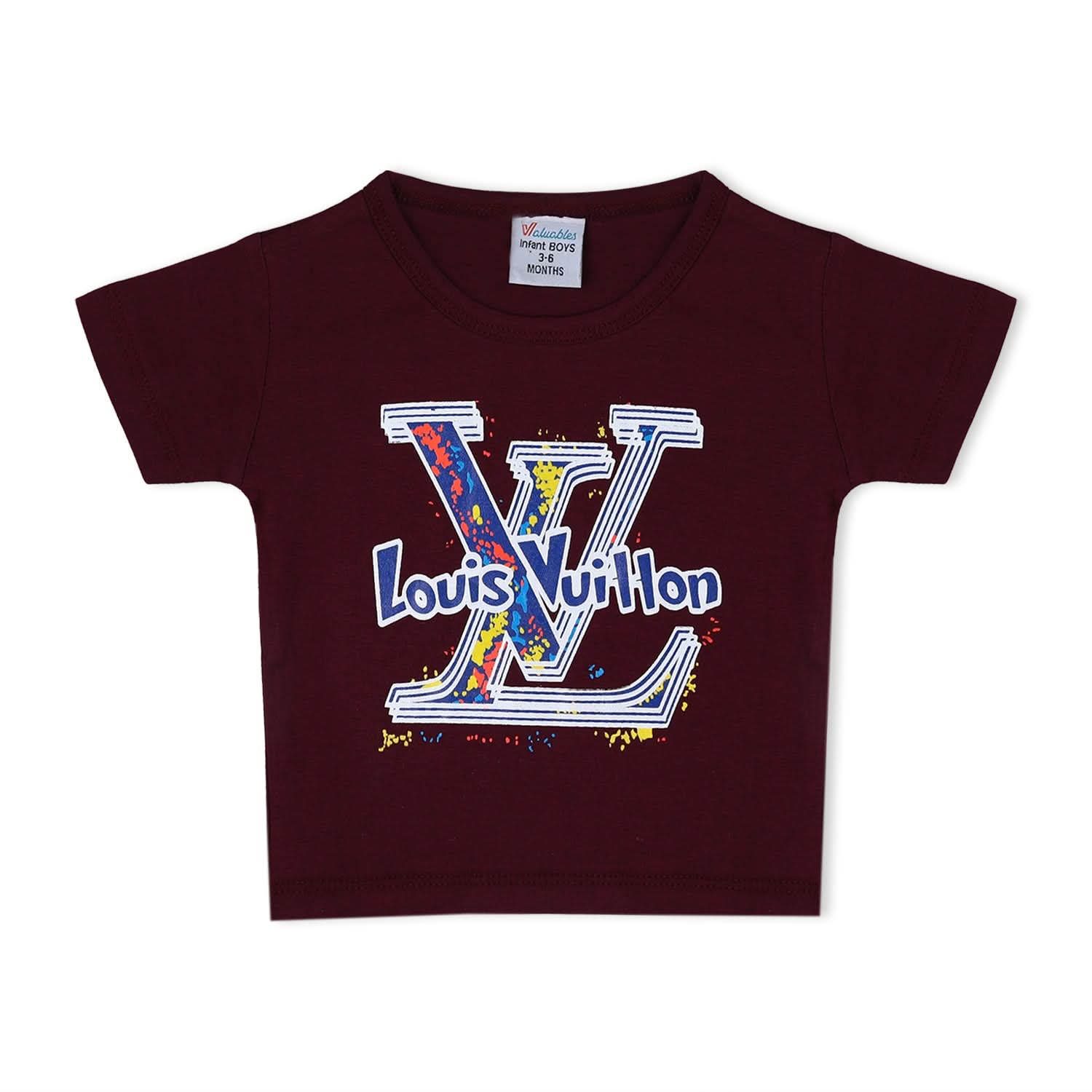 Valuable Newborn Boys Half Sleeves Suit - Maroon, Newborn Boys Sets & Suits, Chase Value, Chase Value