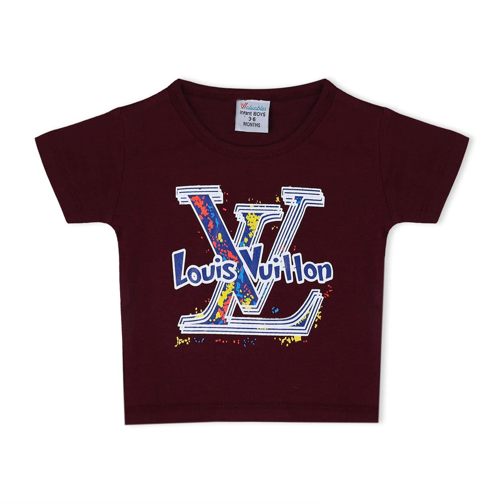 Valuable Newborn Boys Half Sleeves Suit - Maroon, Newborn Boys Sets & Suits, Chase Value, Chase Value