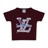 Valuable Newborn Boys Half Sleeves Suit - Maroon, Newborn Boys Sets & Suits, Chase Value, Chase Value