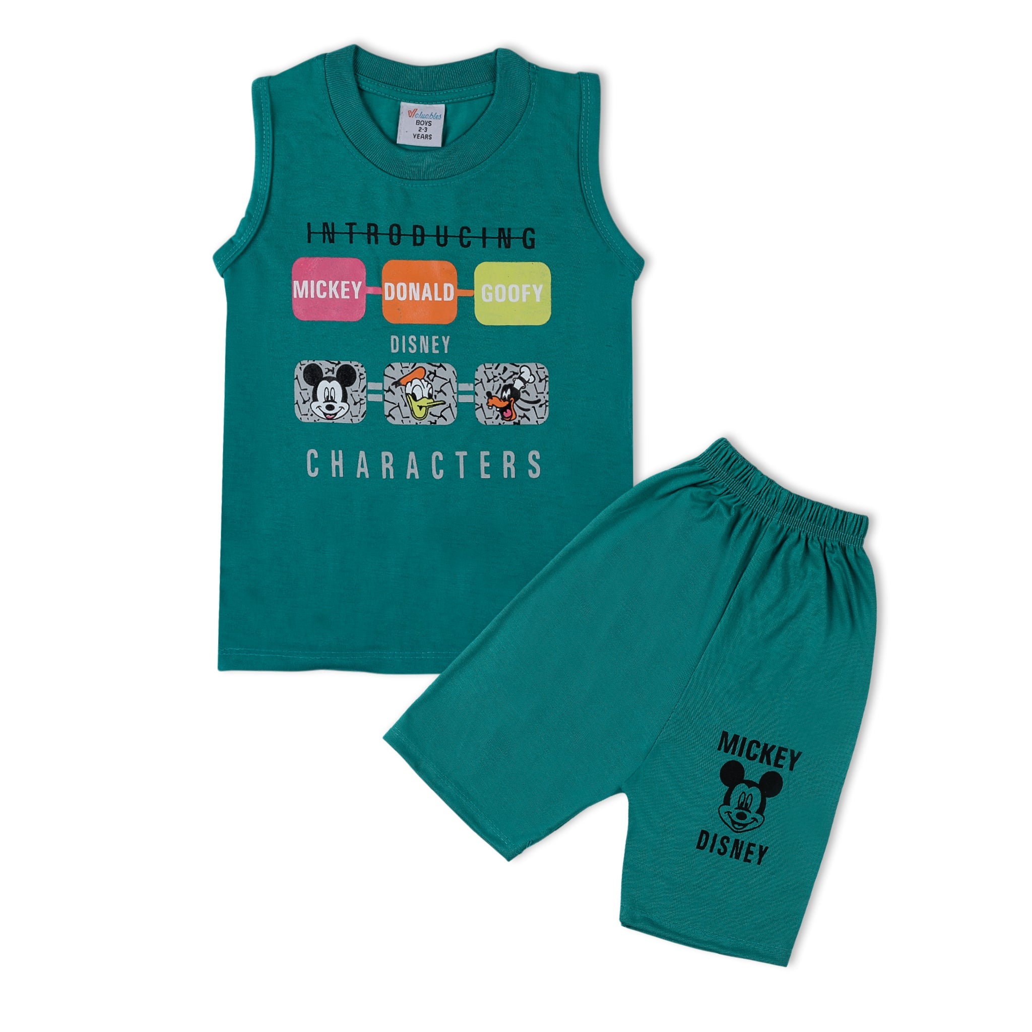 Valuable Boys Sando Suit - Sea Green, Boys Sets & Suits, Chase Value, Chase Value
