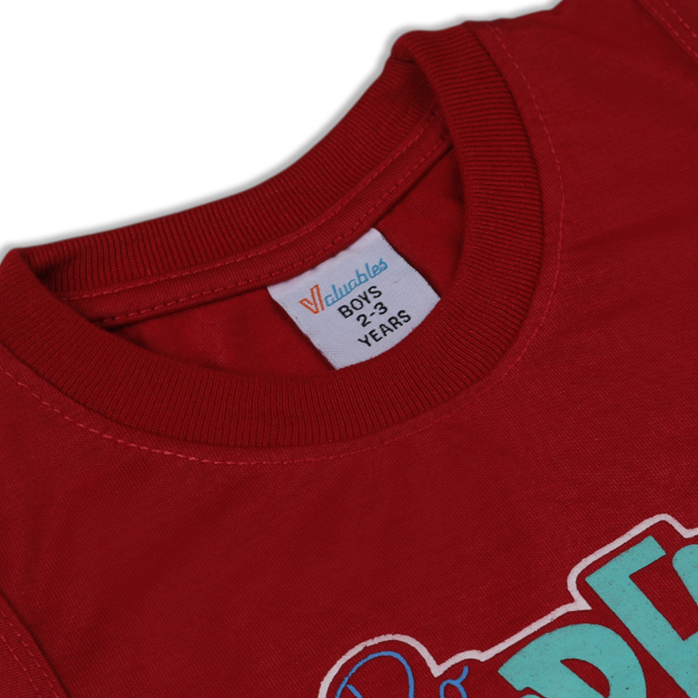 Valuable Boys Sando Suit - Red, Boys Sets & Suits, Chase Value, Chase Value