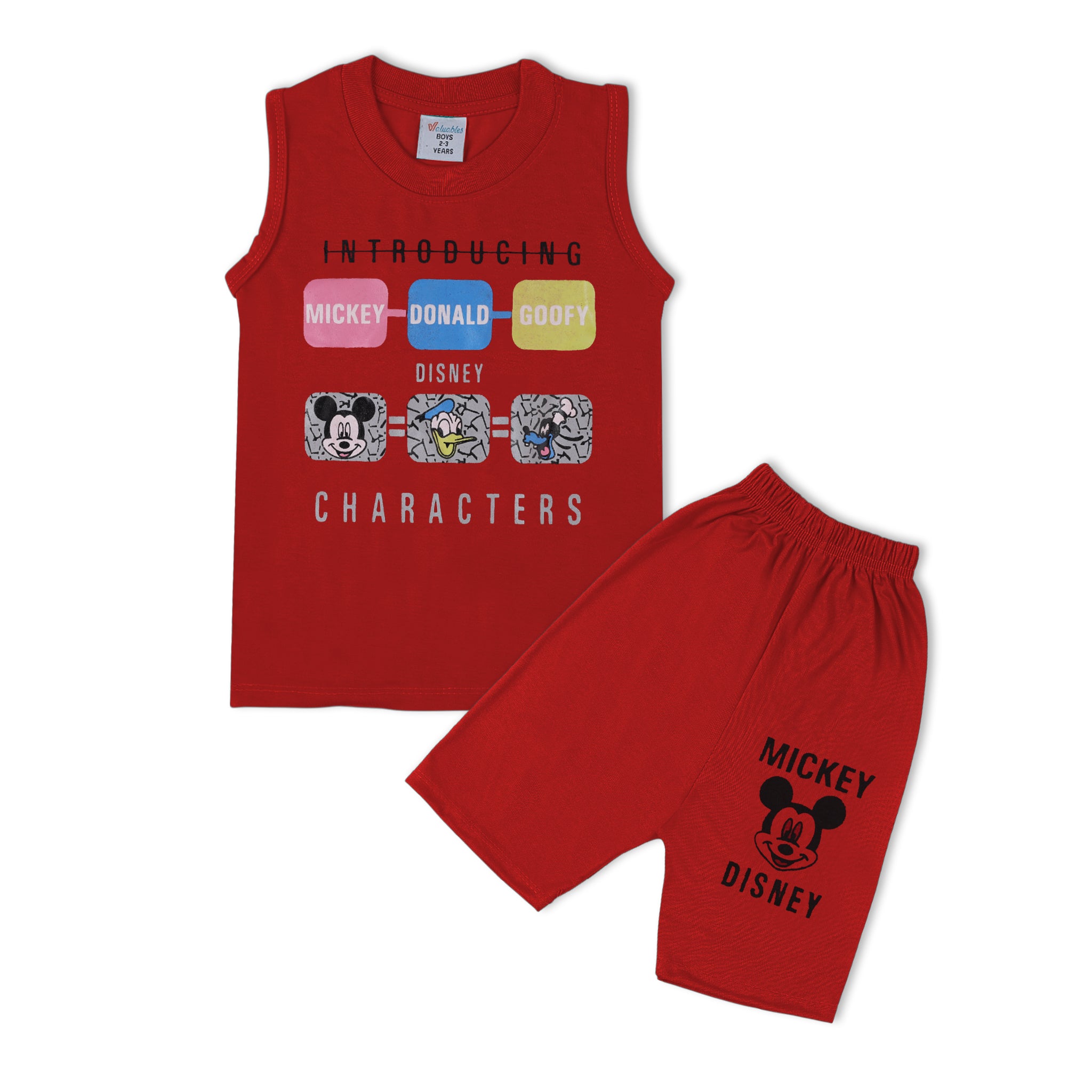 Valuable Boys Sando Suit - Red, Boys Sets & Suits, Chase Value, Chase Value