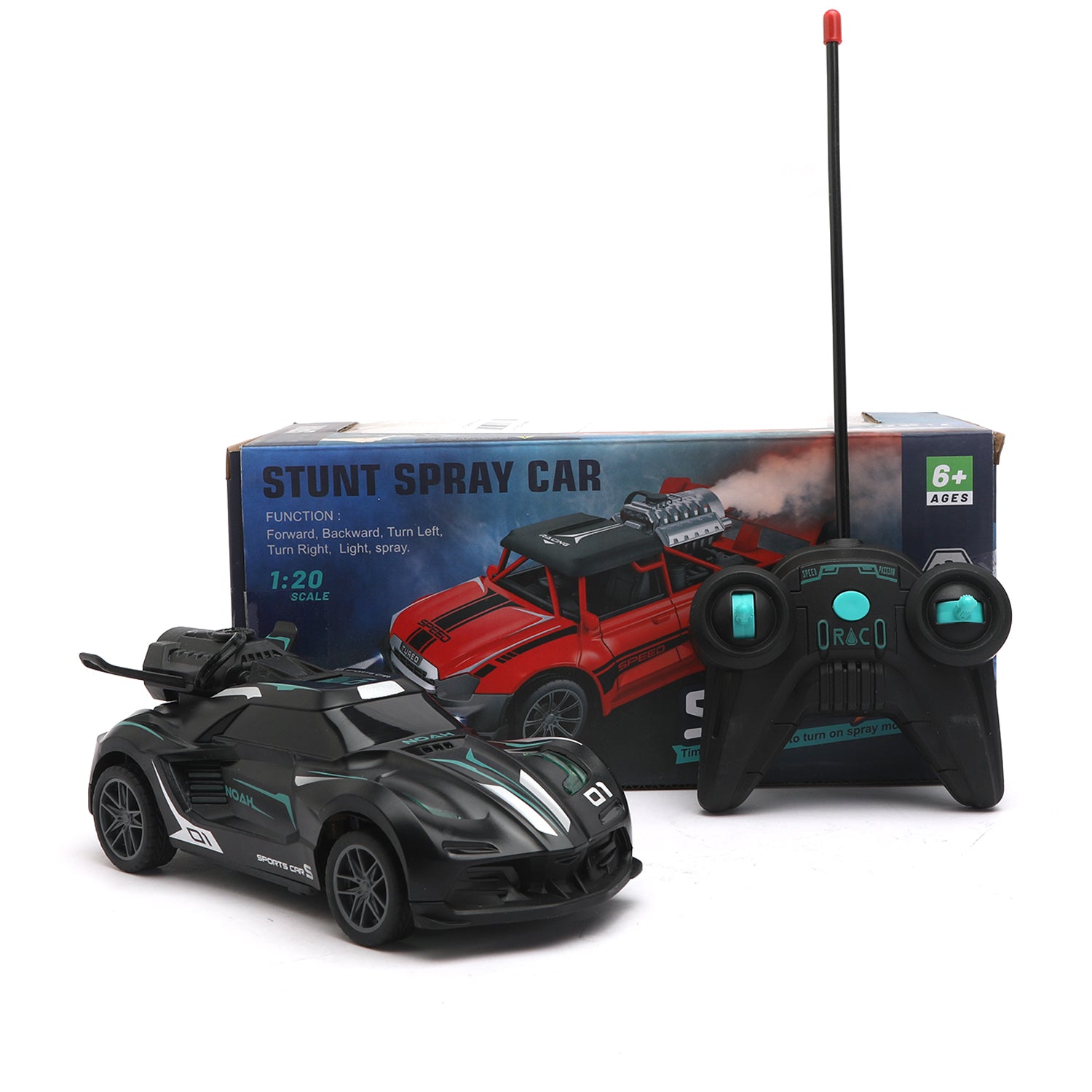Road Master Remote Control Smoke Car For Kids, Remote Control, Chase Value, Chase Value