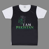 Boys Half Sleeves Azadi T-Shirt - Black, Boys T-Shirts, Chase Value, Chase Value