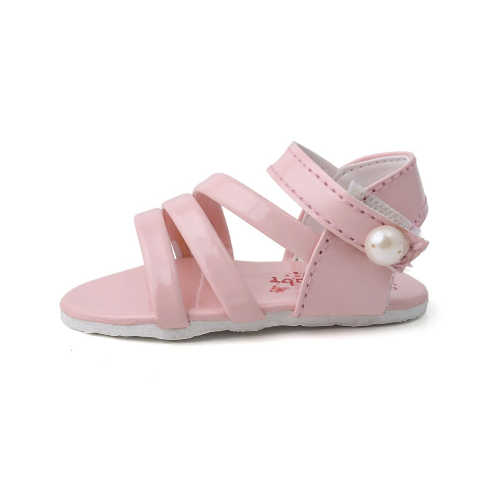 Newborn Baby Pumpy Step/Casual Sandles - Peach, Newborn Caps, Shoes & Socks, Chase Value, Chase Value