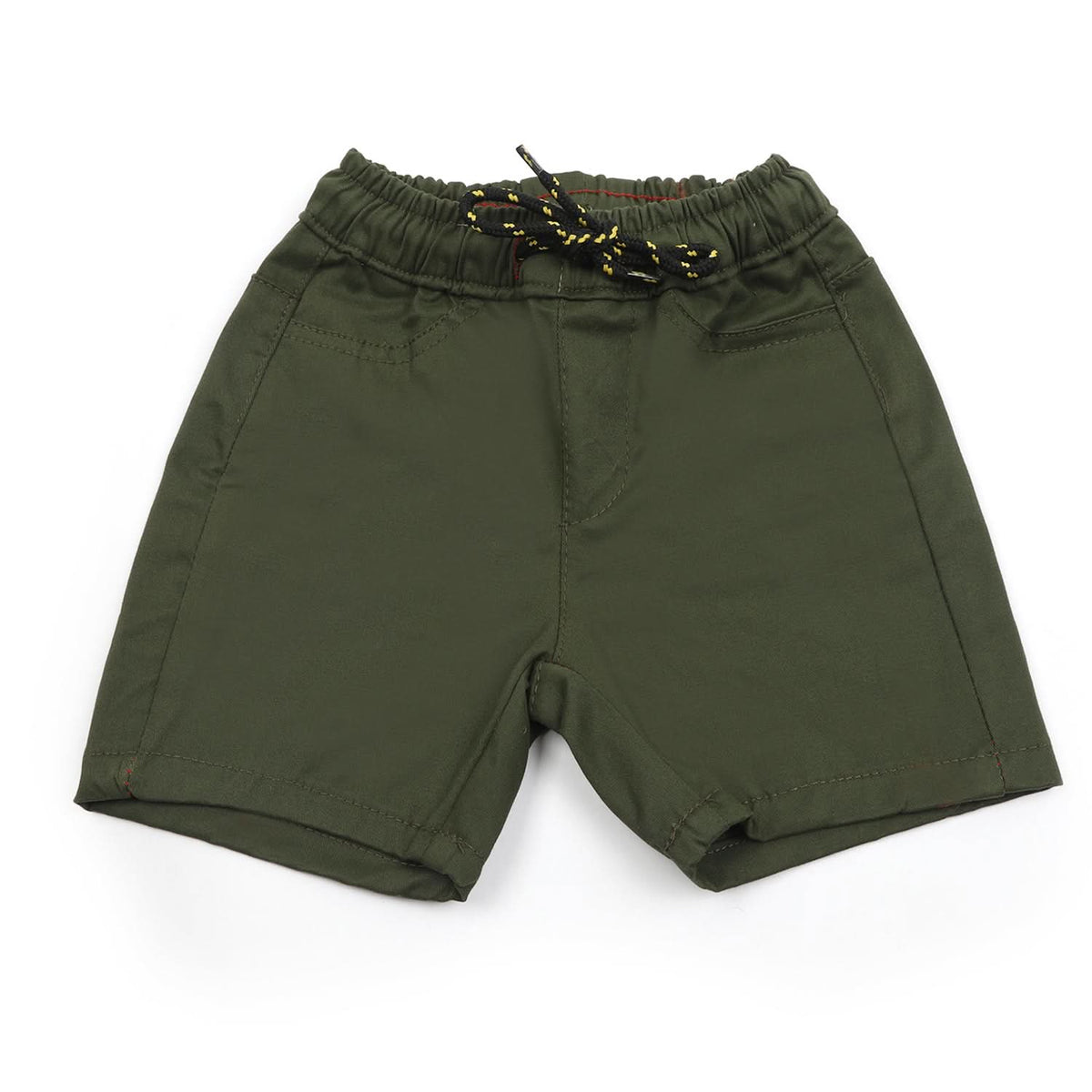 Boys Cotton Short - Olive & Green, Boys Shorts, Chase Value, Chase Value