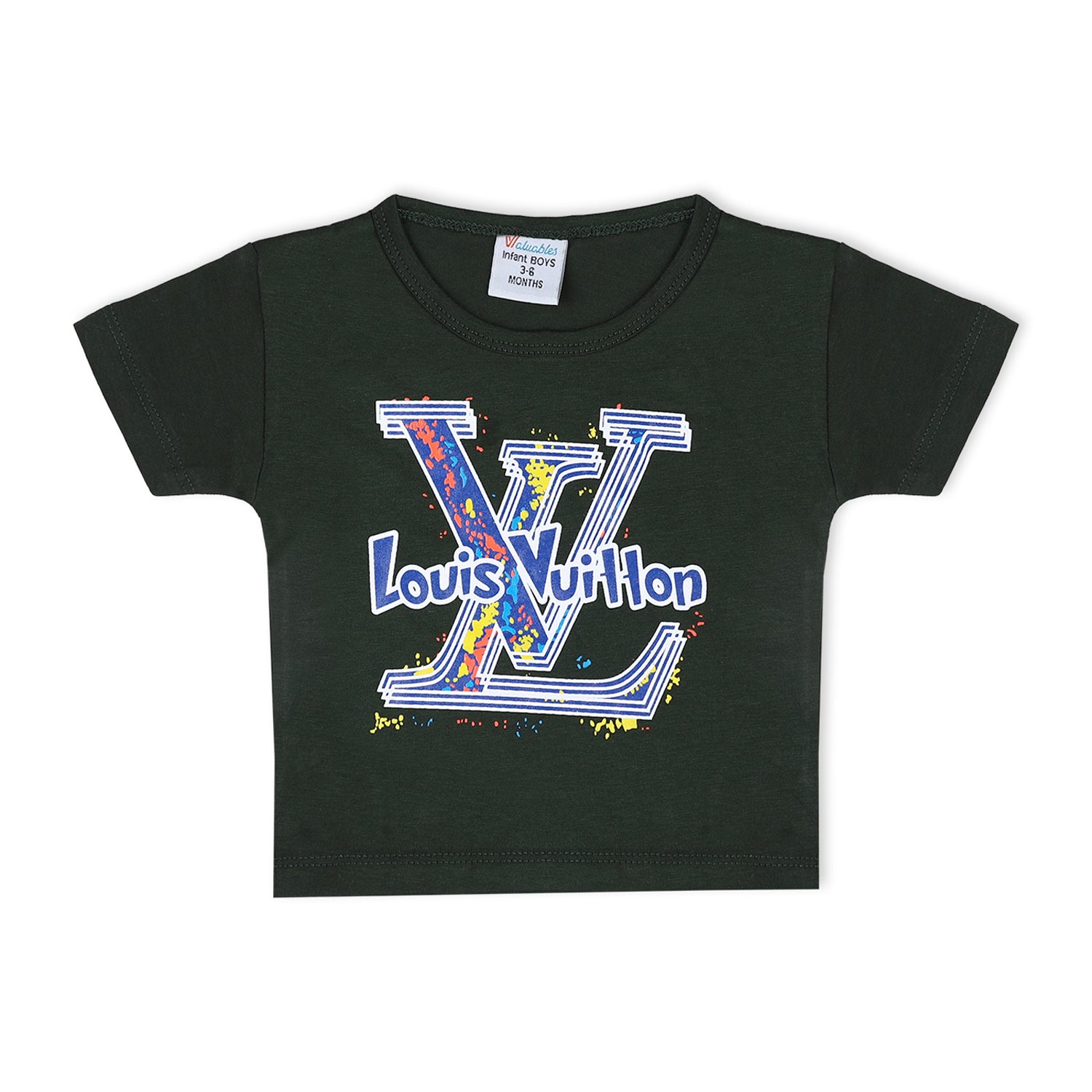Valuable Newborn Boys Half Sleeves Suit - Green, Newborn Boys Sets & Suits, Chase Value, Chase Value
