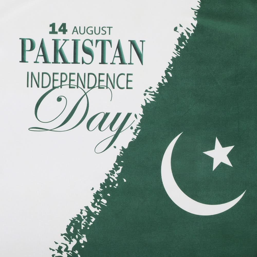 Boys Half Sleeves Azadi T-shirt - Green, Boys T-Shirts, Chase Value, Chase Value