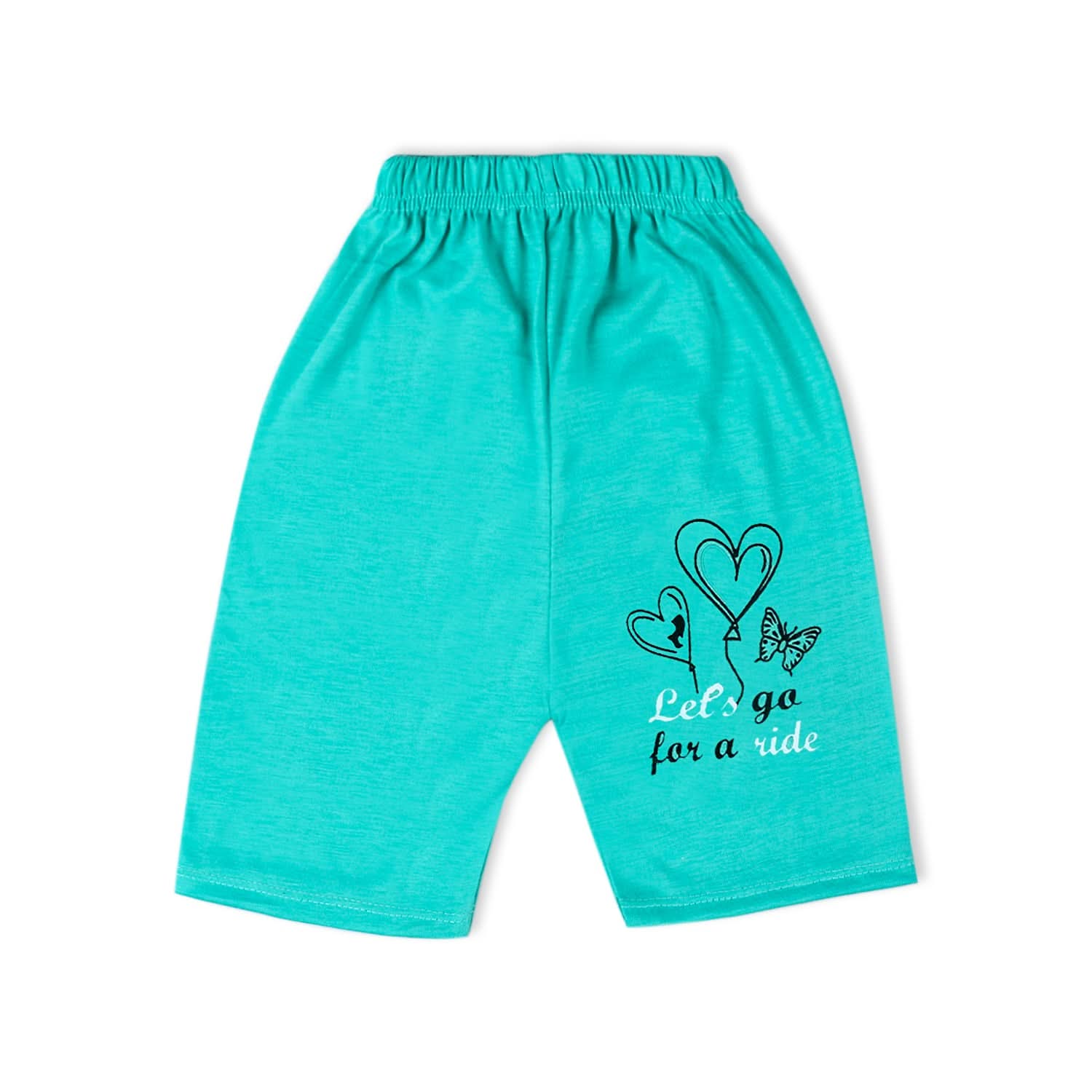 Valuable Girls Half Sleeves Suit - Cyan, Girls Suits, Chase Value, Chase Value