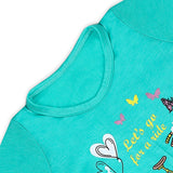Valuable Girls Half Sleeves Suit - Cyan, Girls Suits, Chase Value, Chase Value