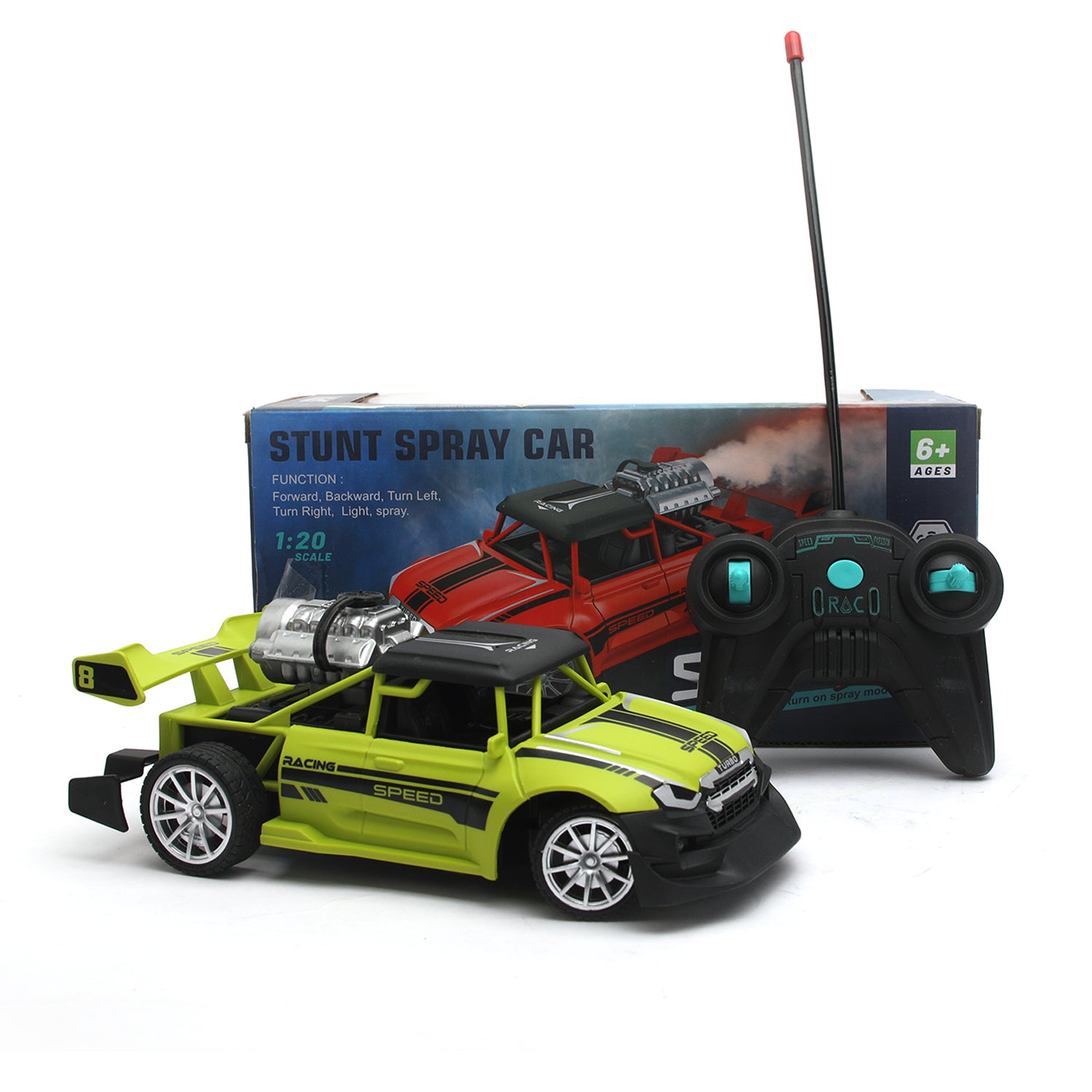 Road Master Remote Control Smoke Car For Kids, Remote Control, Chase Value, Chase Value