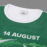 Boys Half Sleeves Azadi T-Shirt - Green, Boys T-Shirts, Chase Value, Chase Value