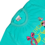 Valuable Girls Half Sleeves Suit - Cyan, Girls Suits, Chase Value, Chase Value