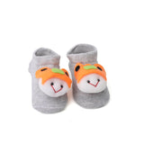 Baby Socks Booties Color Cartoon - Grey, Newborn Caps, Shoes & Socks, Chase Value, Chase Value