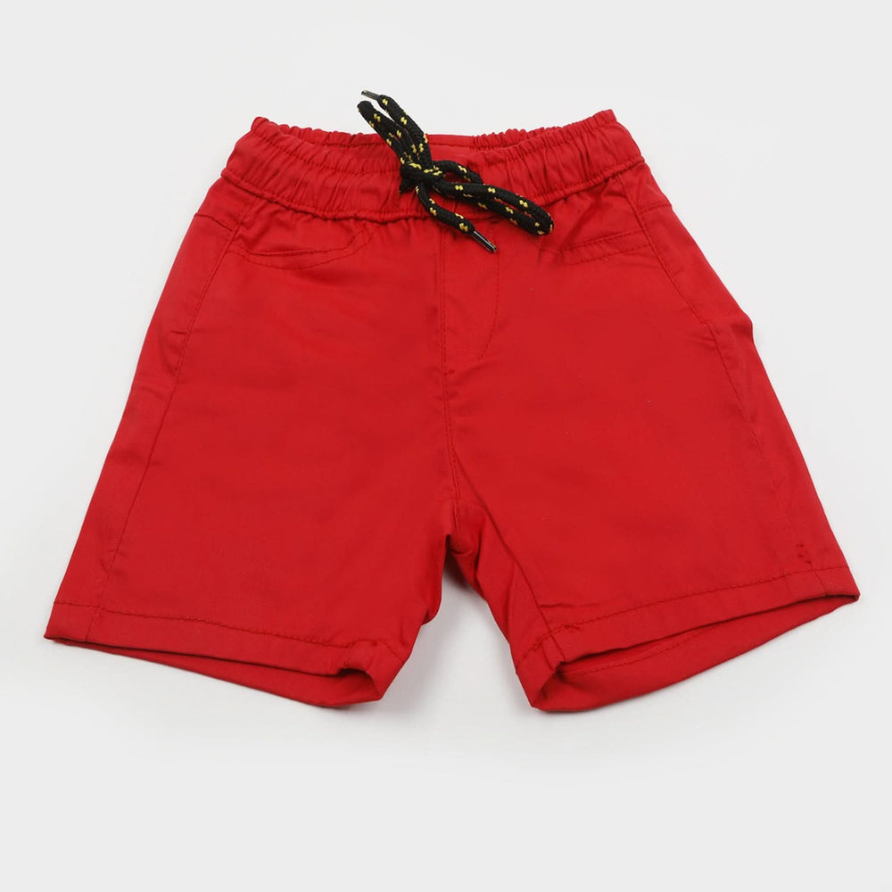 Boys Cotton Short - Red, Boys Shorts, Chase Value, Chase Value