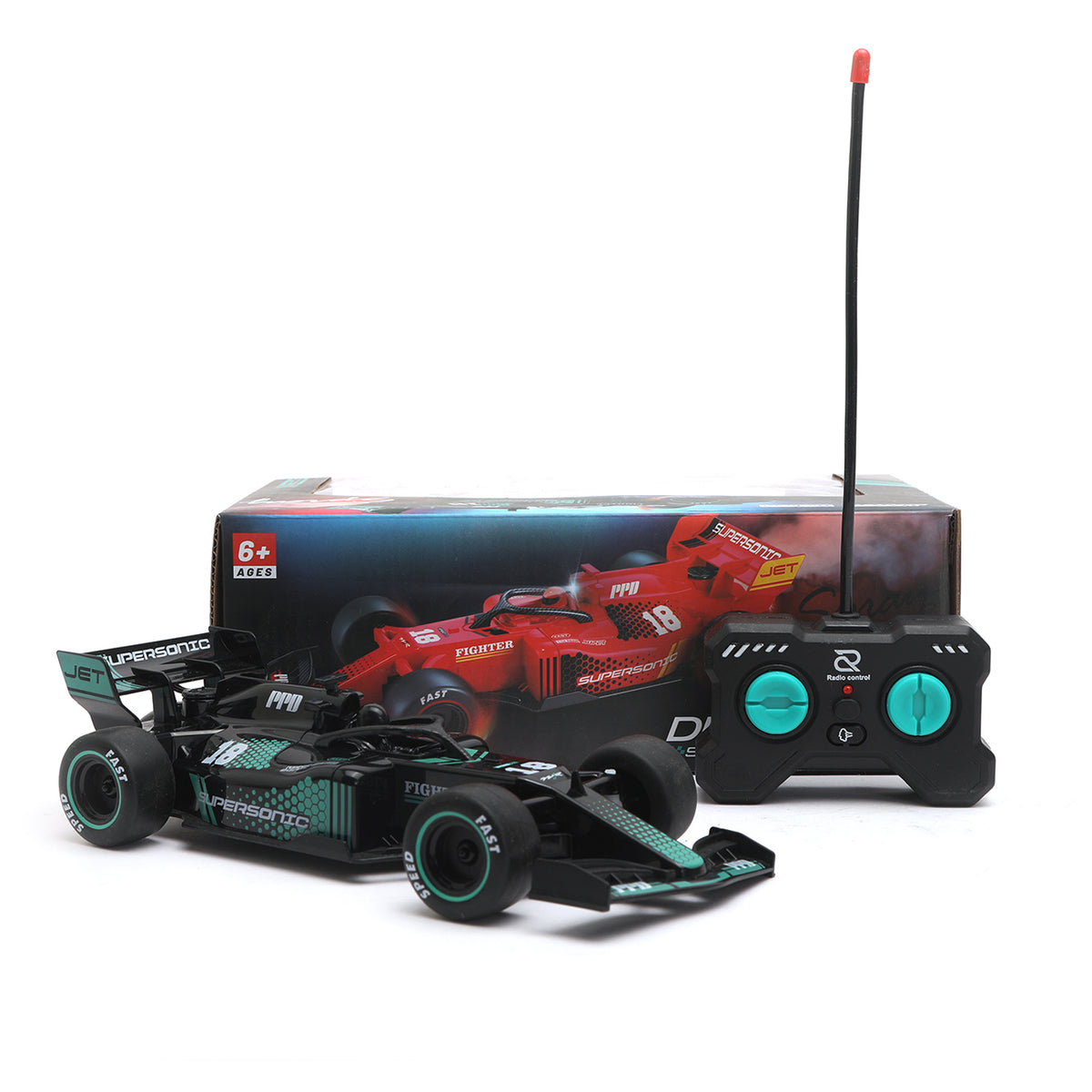 Formula 1- 1:18 Scale High Speed Cool Indoor Outdoor Toy For Kids, Remote Control, Chase Value, Chase Value