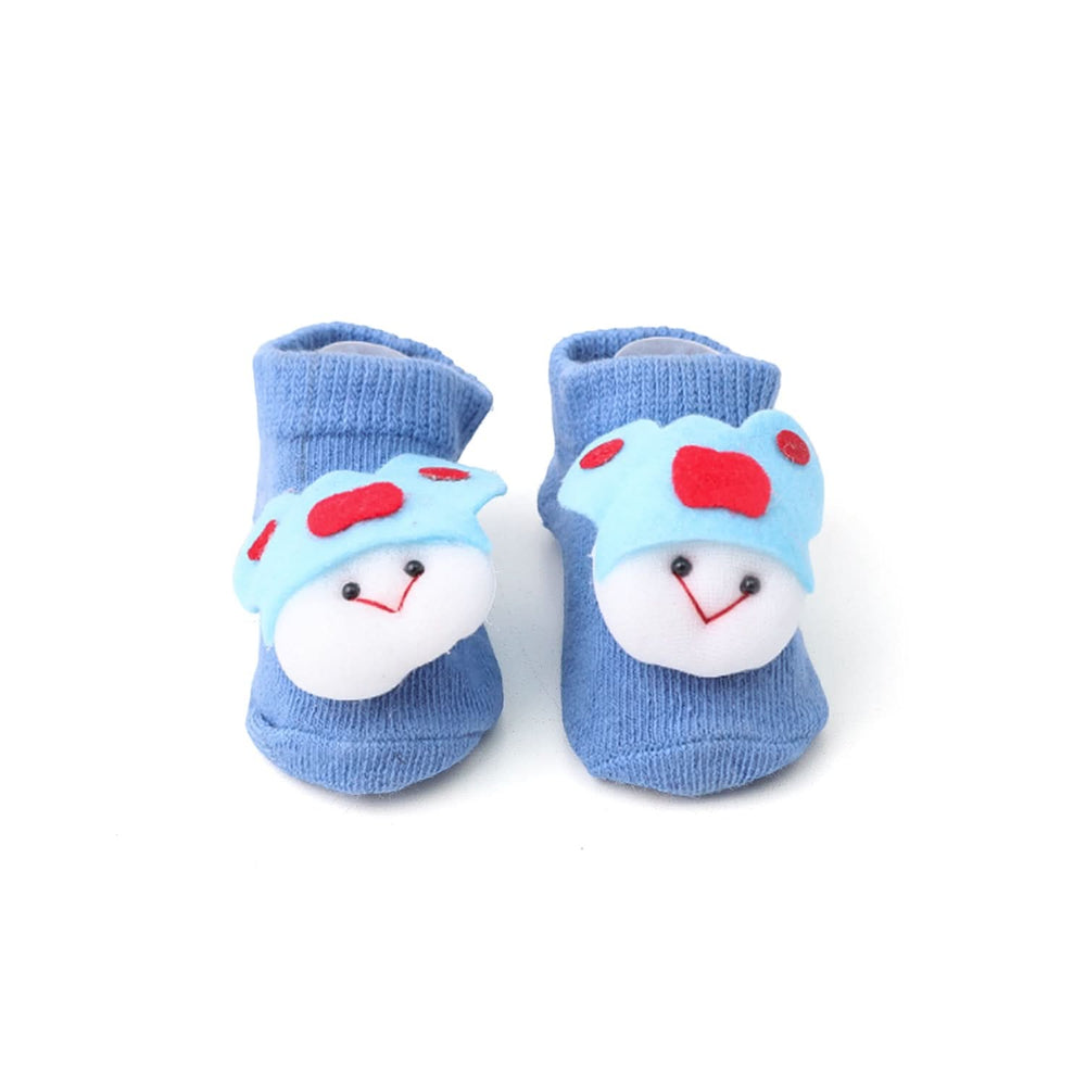 Baby Socks Booties Color Cartoon - Blue, Newborn Caps, Shoes & Socks, Chase Value, Chase Value