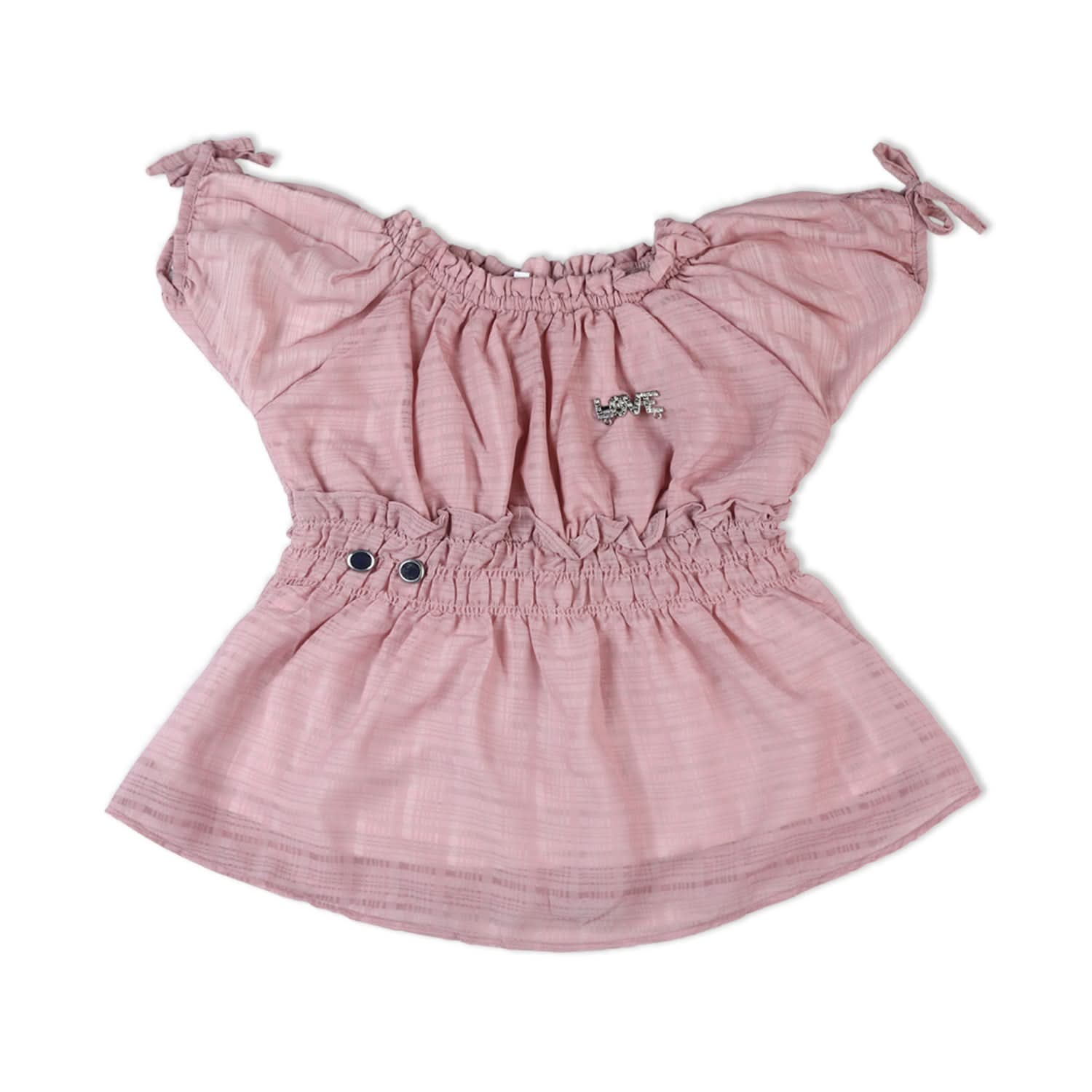 Girls Tight Half Sleeves Suit - Tea Pink, Girls Suits, Chase Value, Chase Value