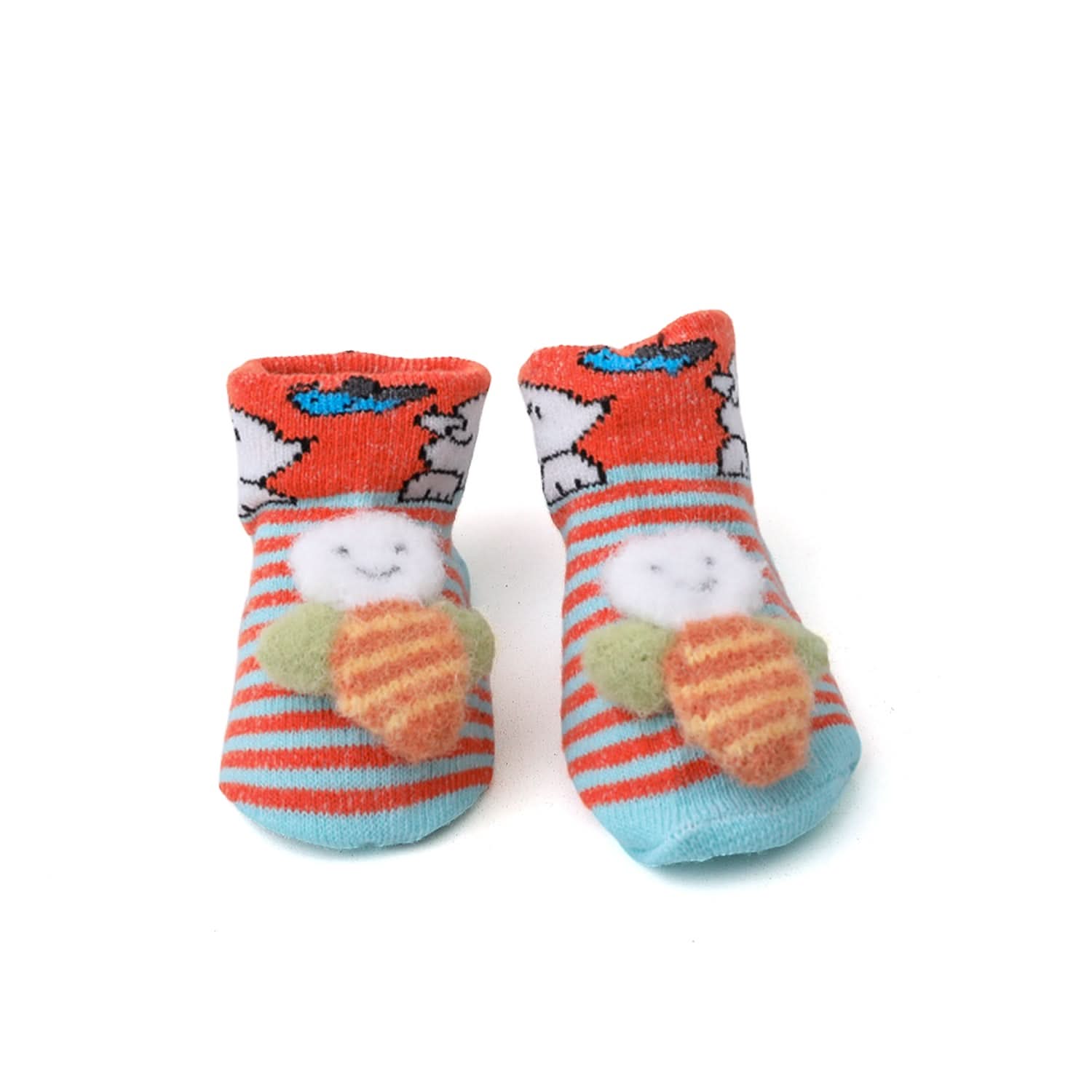 Newborn Booties Carter'S Dot - Orange, Newborn Caps, Shoes & Socks, Chase Value, Chase Value