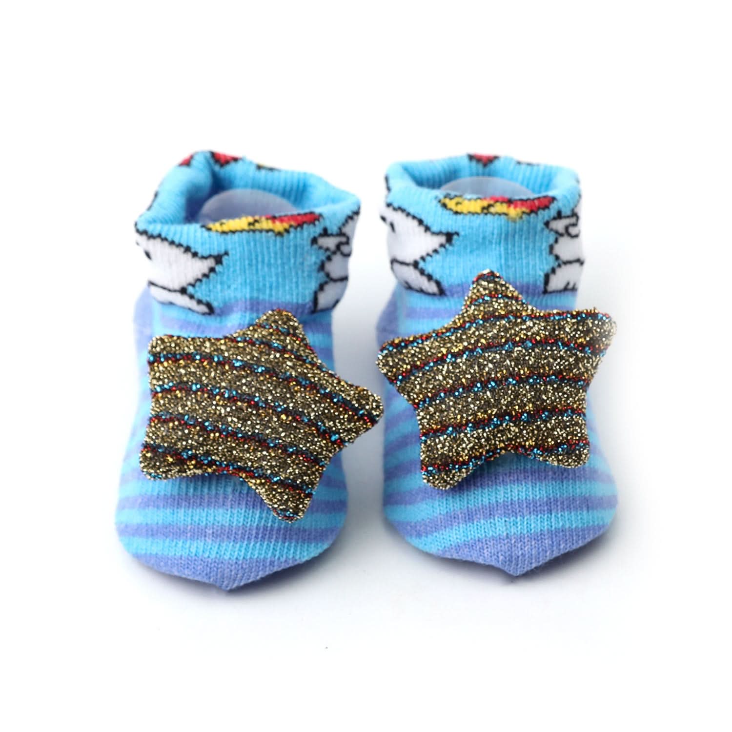 Newborn Booties Carter'S Dot - Blue, Newborn Caps, Shoes & Socks, Chase Value, Chase Value