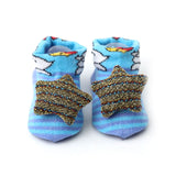 Newborn Booties Carter'S Dot - Blue, Newborn Caps, Shoes & Socks, Chase Value, Chase Value