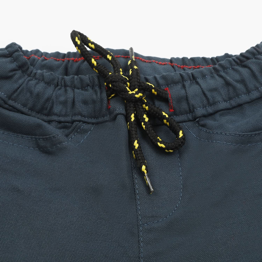 Boys Cotton Short - Steel Blue, Boys Shorts, Chase Value, Chase Value