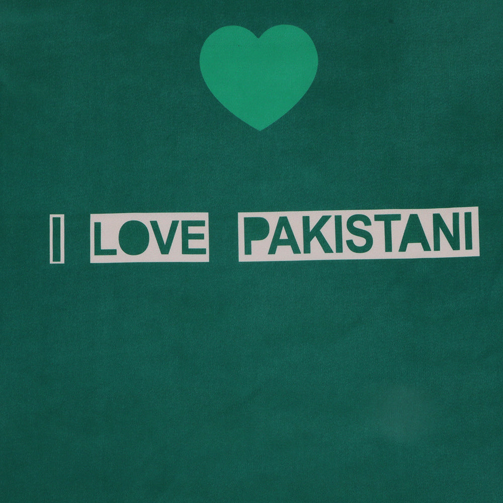 Valuable Girls Independence Day Half Sleeves T-Shirt - Green & White, Girls T-Shirts, Chase Value, Chase Value